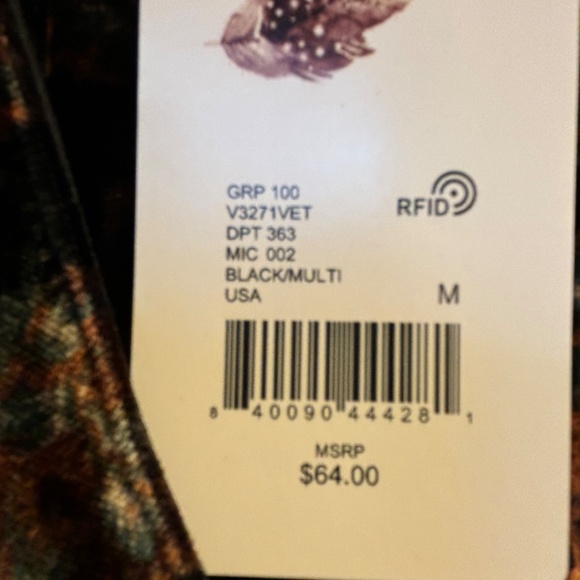 NWT Chelsea & Violet Velvet Floral Print Mini Wrap Dress Medium - Picture 6 of 7